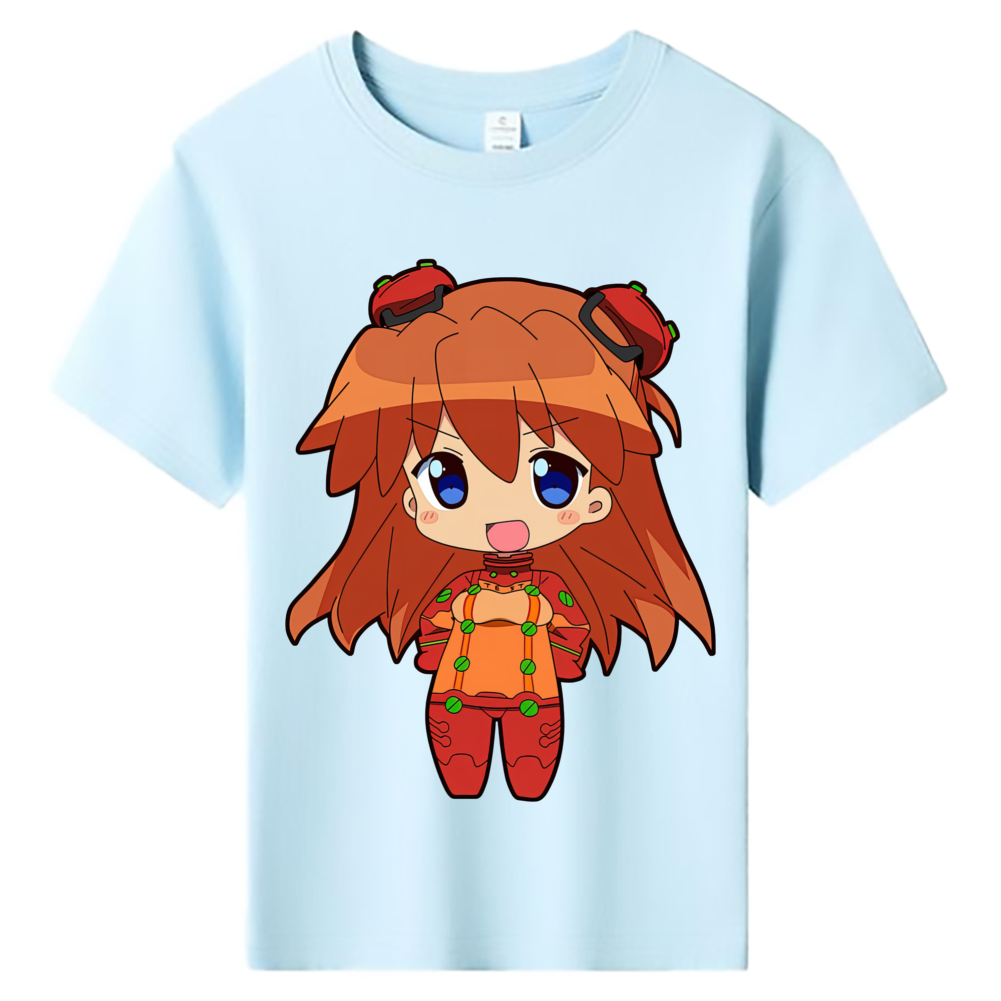 （画像用） EVA 新世紀エヴァンゲリオン 綿100％キッズTシャツ（フロントプリント）